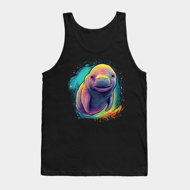Manatees Smiling Tank Top by JH Mart